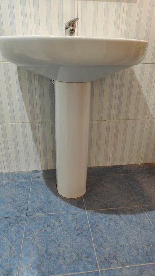 Lavabo GALA porcelánico blanco