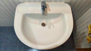 Lavabo GALA porcelánico blanco