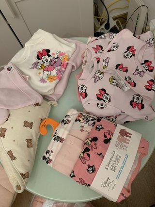 Lote Ropa Bebé Minnie Mouse Primark