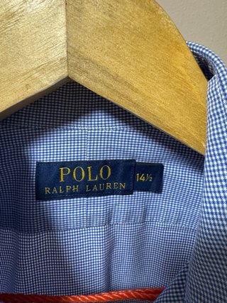 Camicia Polo Ralph Lauren Uomo Azzurra