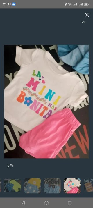 Lote 11 Conjuntos Niña Verano talla 9/12