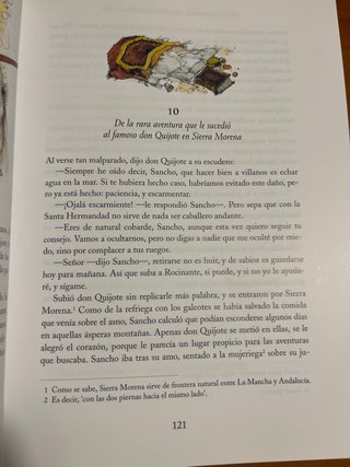 Libro Don Quijote de la Mancha. Miguel de Cervante