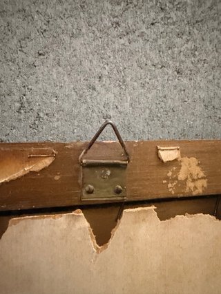 Specchio classico in legno