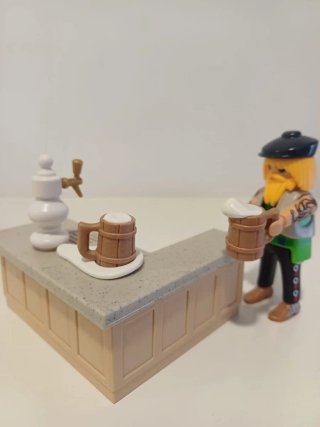 Playmobil Barra de Bar con Figuras