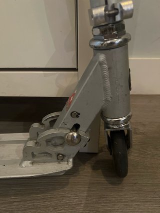 Patinete Micro plateado