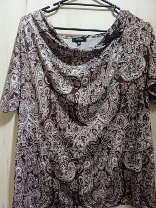 Blusa Antea Estampada Talla 52 Verano