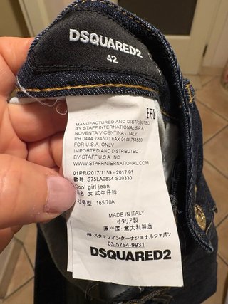 Jeans DSquared2 Uomo Taglia 42 Blu