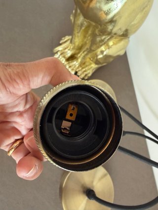Lámparas de techo oro viejo (x2)