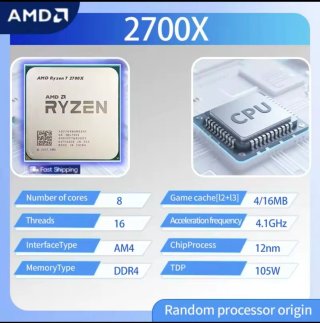 AMD Ryzen 7 2700X (8 cores, 16 hilos)