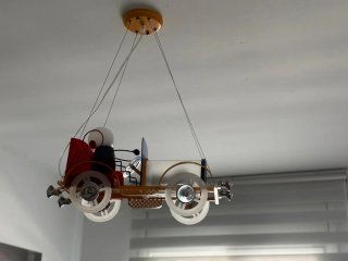 Lámpara infantil diseño coche