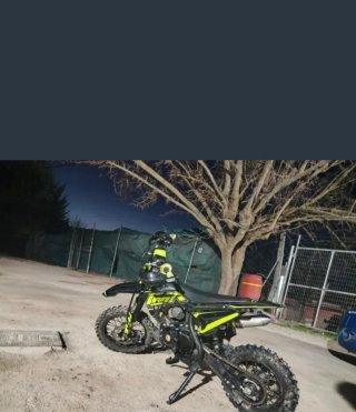 Pit Bike IMR 110cc Motocross Negra y Amarilla