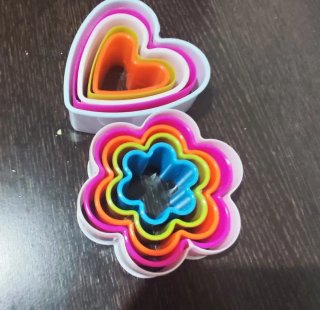 Set di stampi per pasticceria cuore e fiore
