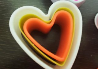 Set di stampi per pasticceria cuore e fiore