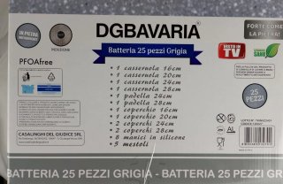 Batteria DG Bavaria 25 pezzi Grigio