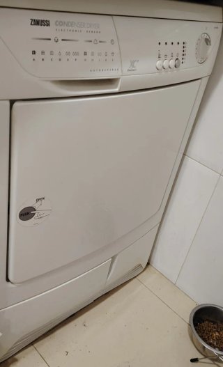 Secadora Zanussi Condenser Dryer Blanca