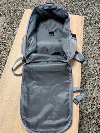 Mochila de viaje azul/gris