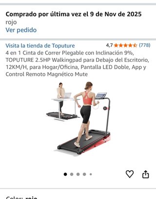 Cinta de Correr Plegable 4 en 1