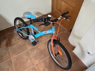 Bicicleta Btwin 16 Niñ@s Azul/Naranja