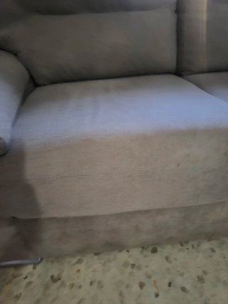 Sofá de 2 plazas con funda patchwork
