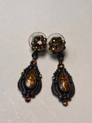 Pendientes Vintage Flor y Lágrima