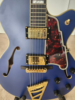 D'Angelico Excel Deluxe Blue Matte Guitarra
