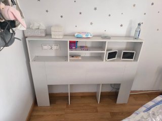 Cabecero cama con luces LED