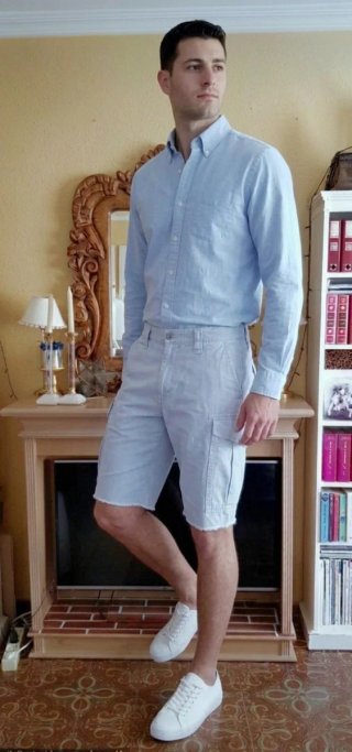 Pantalón corto cargo Ralph Lauren azul