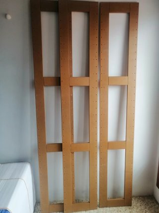Estantería modular madera marrón