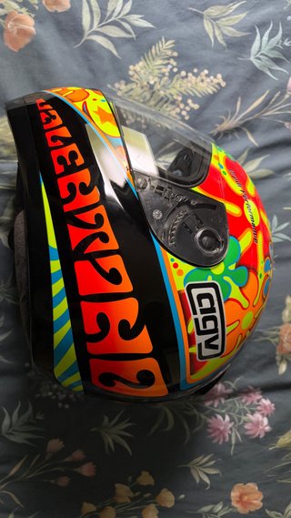 Casco AGV K2 Replica Rossi Valencia 2003