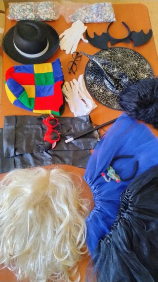 Lote Disfraces Halloween/Carnaval