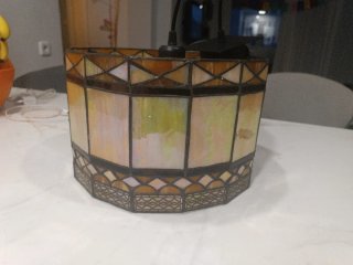 Lámpara Techo Cristal tipo Tiffany 1 Luminaria