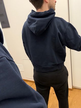 Felpa Emporio Armani con cappuccio Blu M