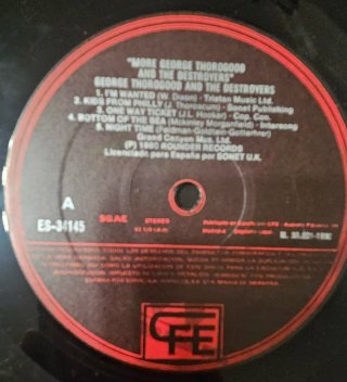 Vinilo George Thorogood More