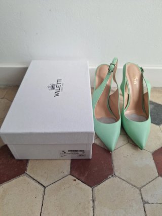 Zapatos Valetti Verdes Talla 40