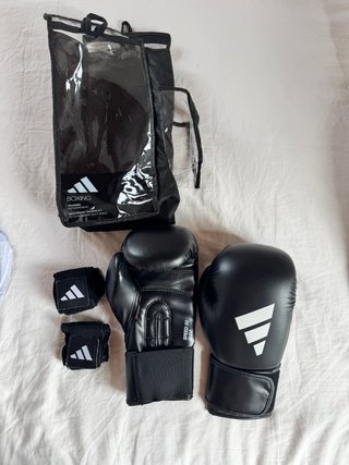 Guantes Boxeo Adidas Negros