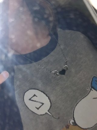 Collar Gótico Corazón Alas