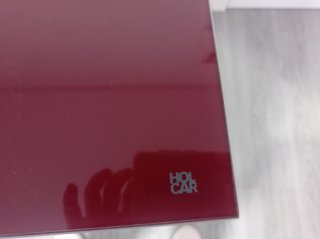 Mesa Cocina/Salón fucsia cristal y metal