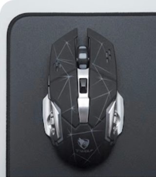 Ratón gaming inalámbrico RGB T WOLF Q13