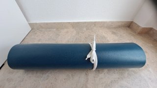 Esterilla de yoga azul