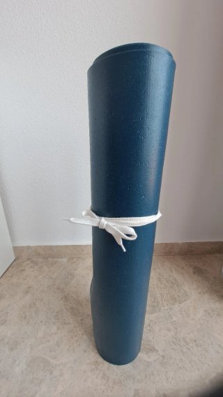 Esterilla de yoga azul