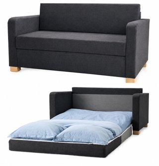 Sofá Cama 2 Plazas Gris