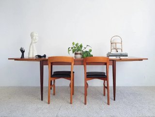 Mesa extensible Mid Century. Francia 60s.