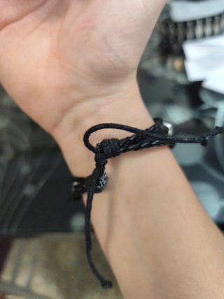 Pulsera España Cuero Trenzado