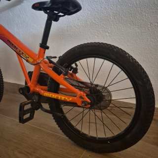 Bicicleta infantil Monty BMX 104 Naranja