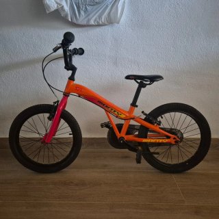 Bicicleta infantil Monty BMX 104 Naranja