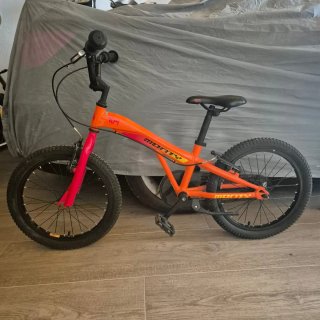 Bicicleta infantil Monty BMX 104 Naranja