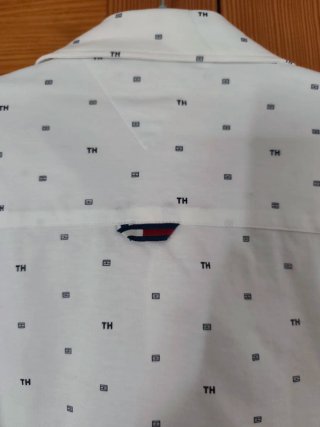 Camisa Tommy Hilfiger niño blanca