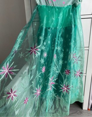 Disfraz Elsa Frozen Verde Disney talla 6
