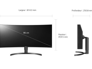 Monitor/pantalla Curvo UltraWide LG 34WN80C-B