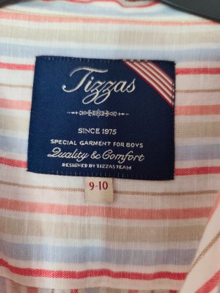 Camisa de niño a rayas, Tizzas